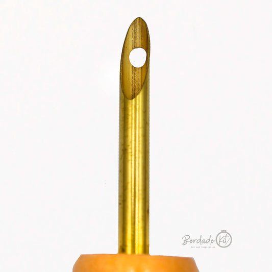 Aguja Mágica de Lana Madera SKC