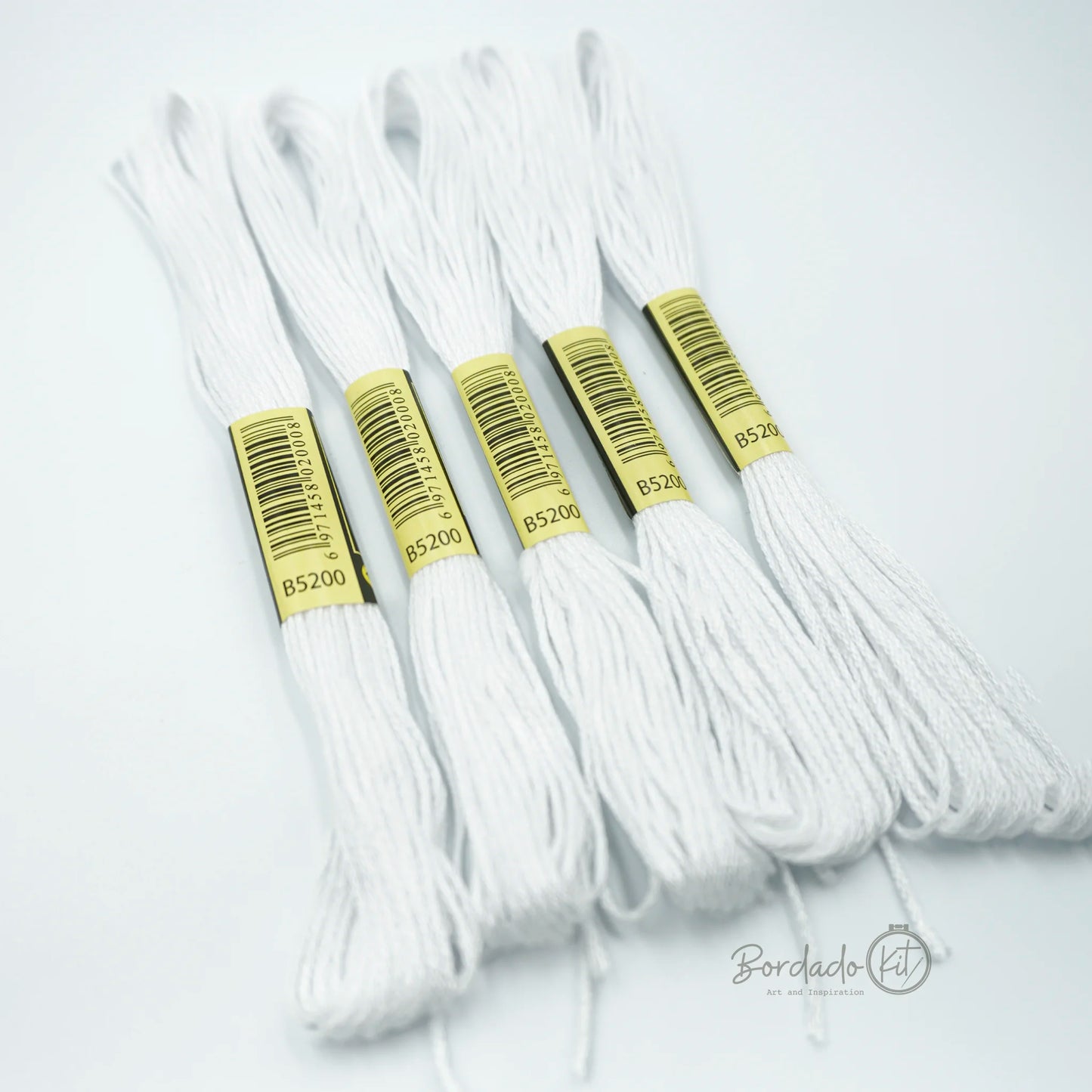 Set Hilos Mouliné Blanco (5un)
