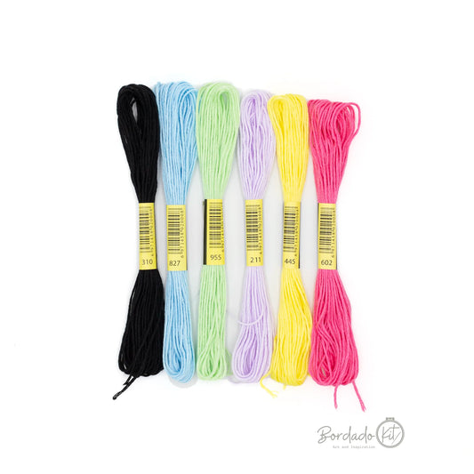 Kit de Bordado Diseño Bicicleta