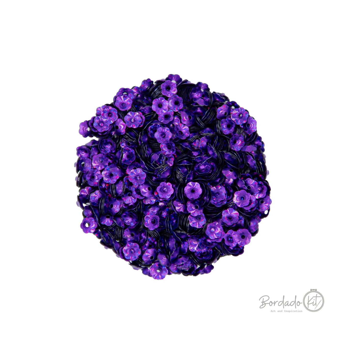 Lentejuela Flor Relieve