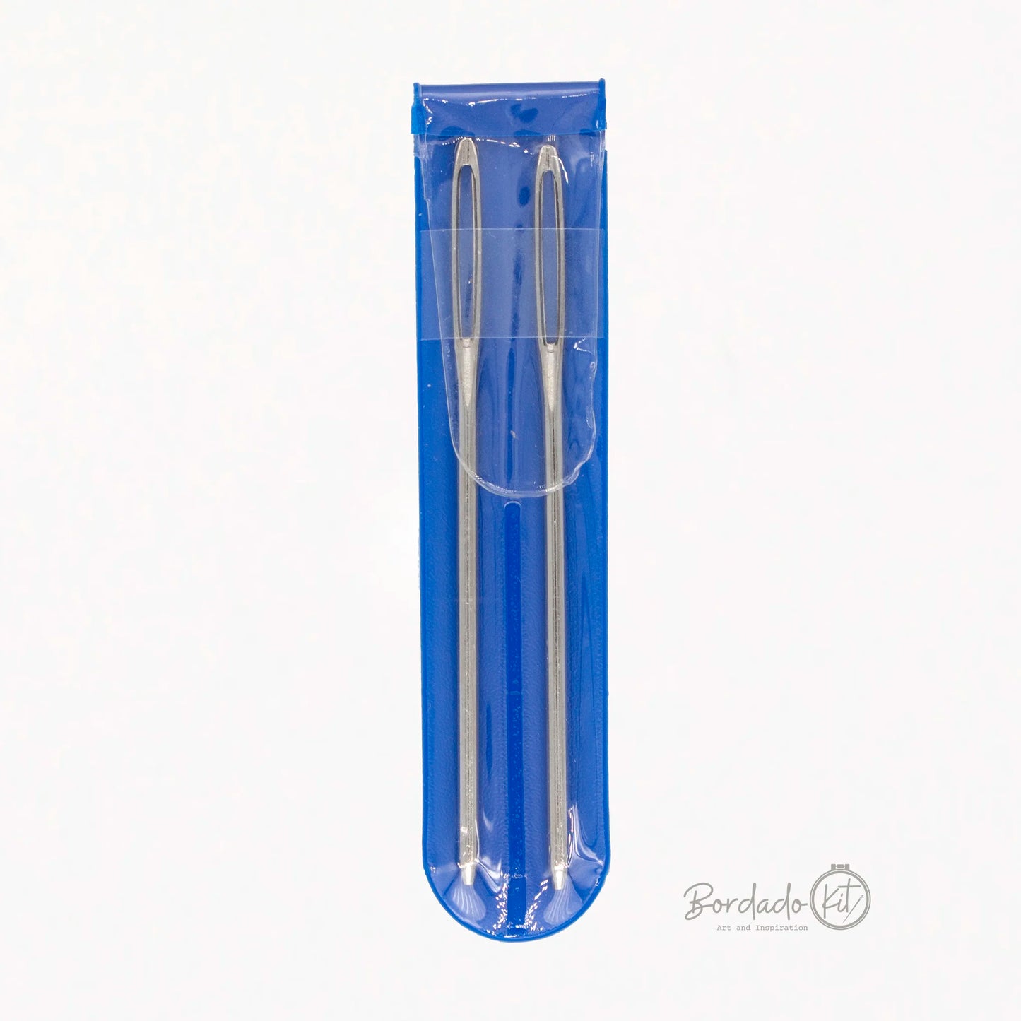 Set de agujas metálicas de lana 7cm (2u)