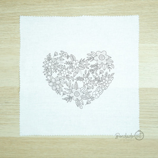 Diseño Corazón Flores