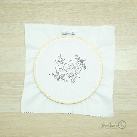 Kit de Bordado Diseño Flor