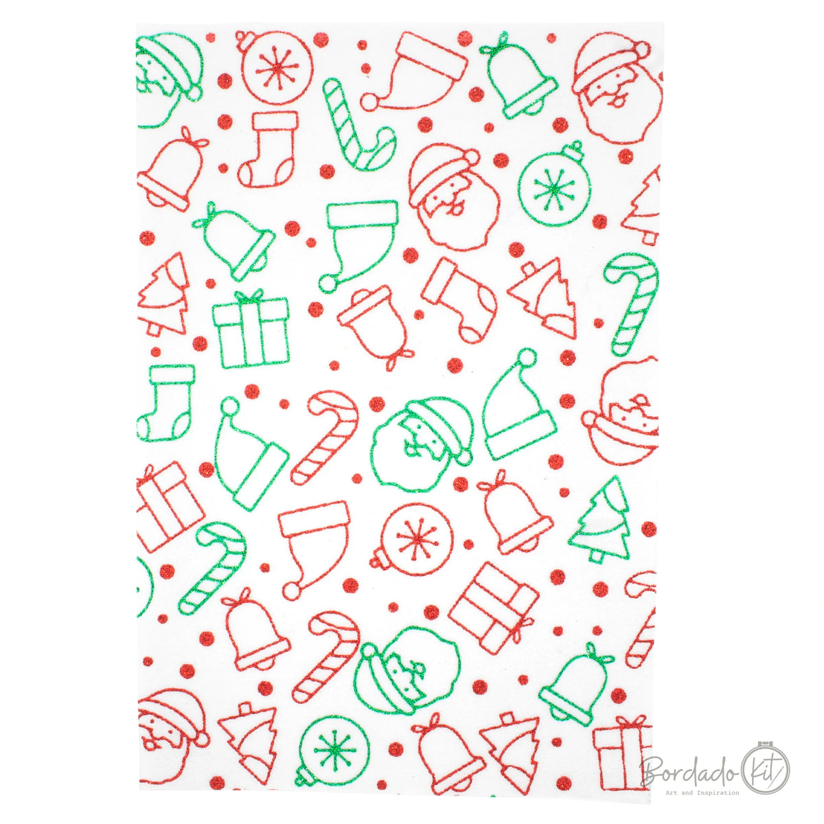 Paño Lency Navidad - Blanco